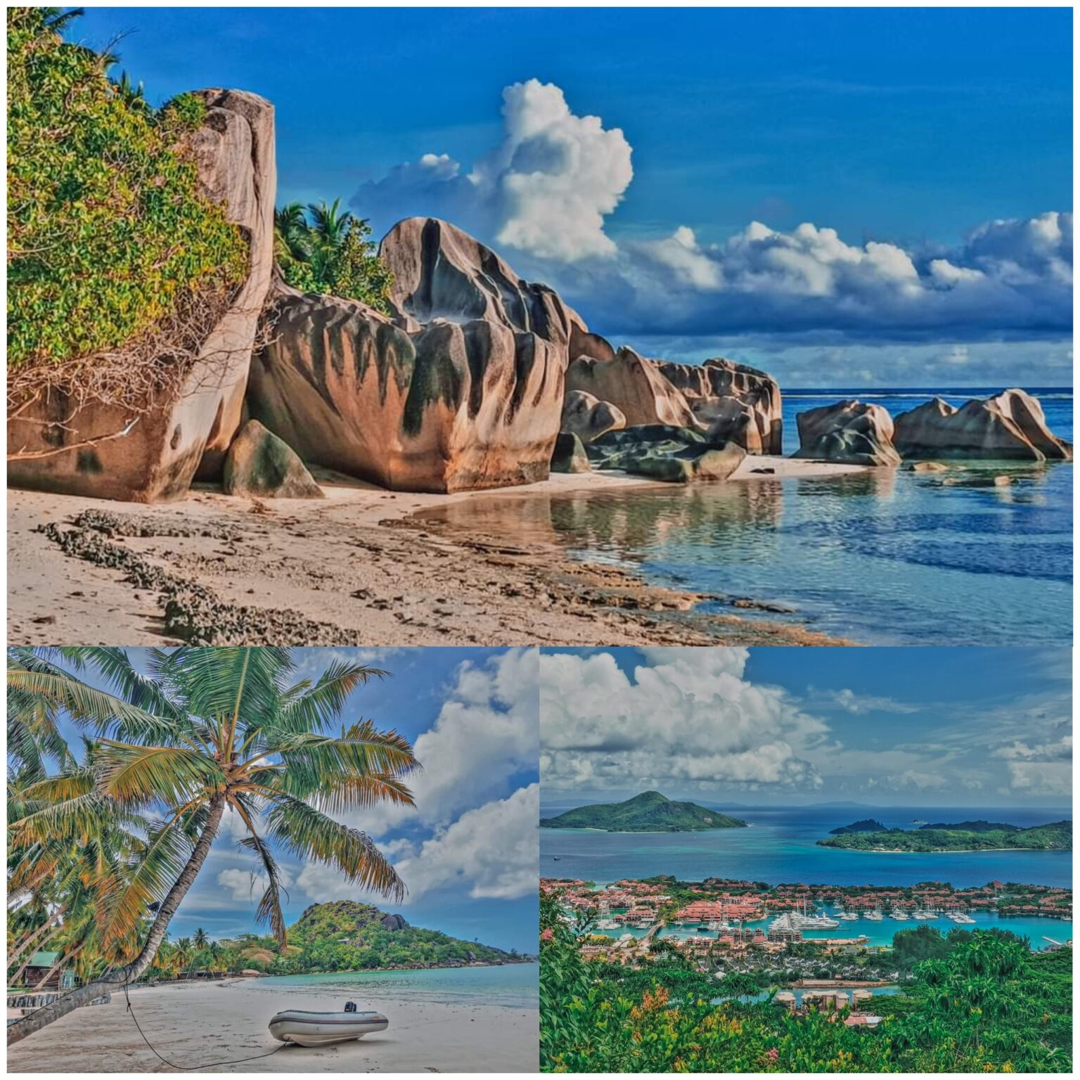 Seychelles Helicopter Tour of Mahe, Praslin and La Digue Islands